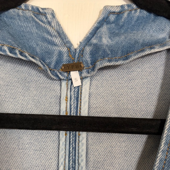 Young Fabulous & Broke (YFB) Denim Vest | EUC | Sz S - Picture 4 of 6